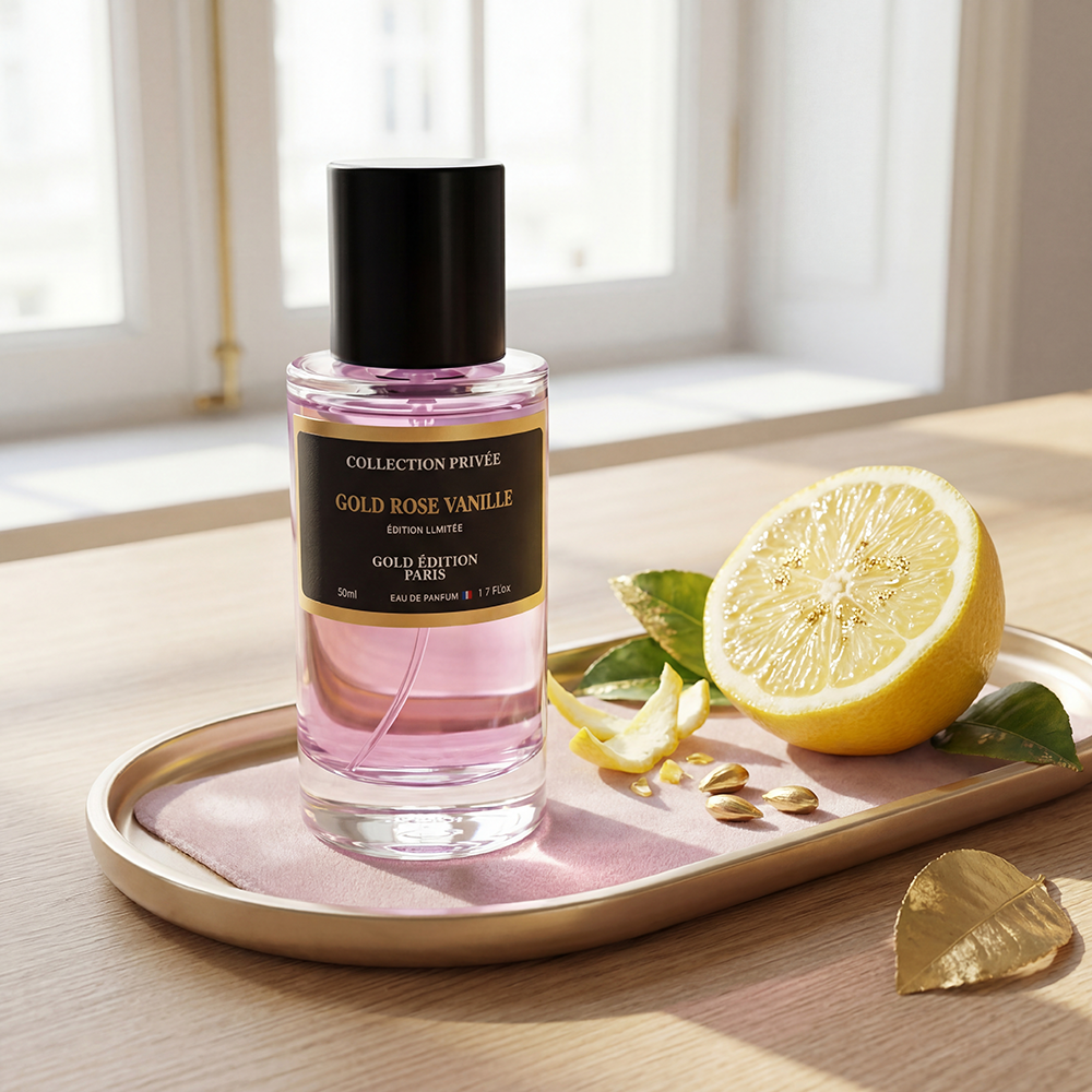 Rose Vanille – Parfum Gourmande Florale 50ml