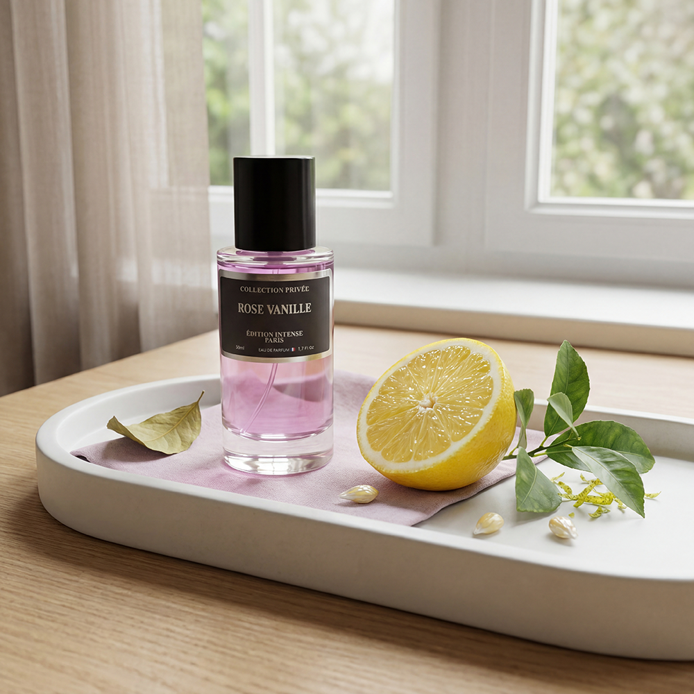 Rose Vanille – Parfum Gourmande Florale 50ml